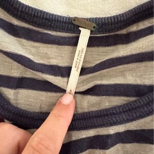 Free people striped tank top